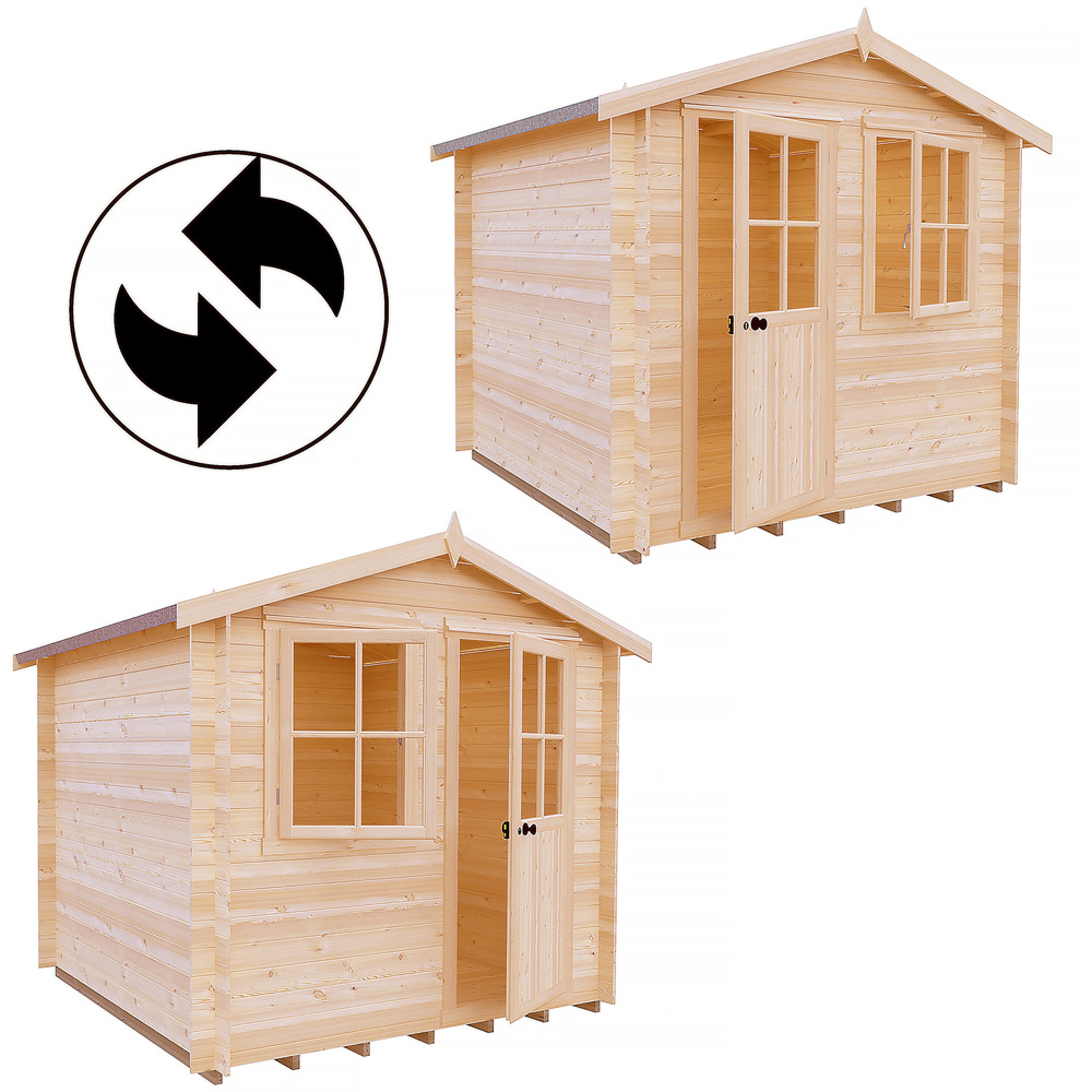 Shire Avesbury 8 x 8ft Wooden Log Cabin Image 6