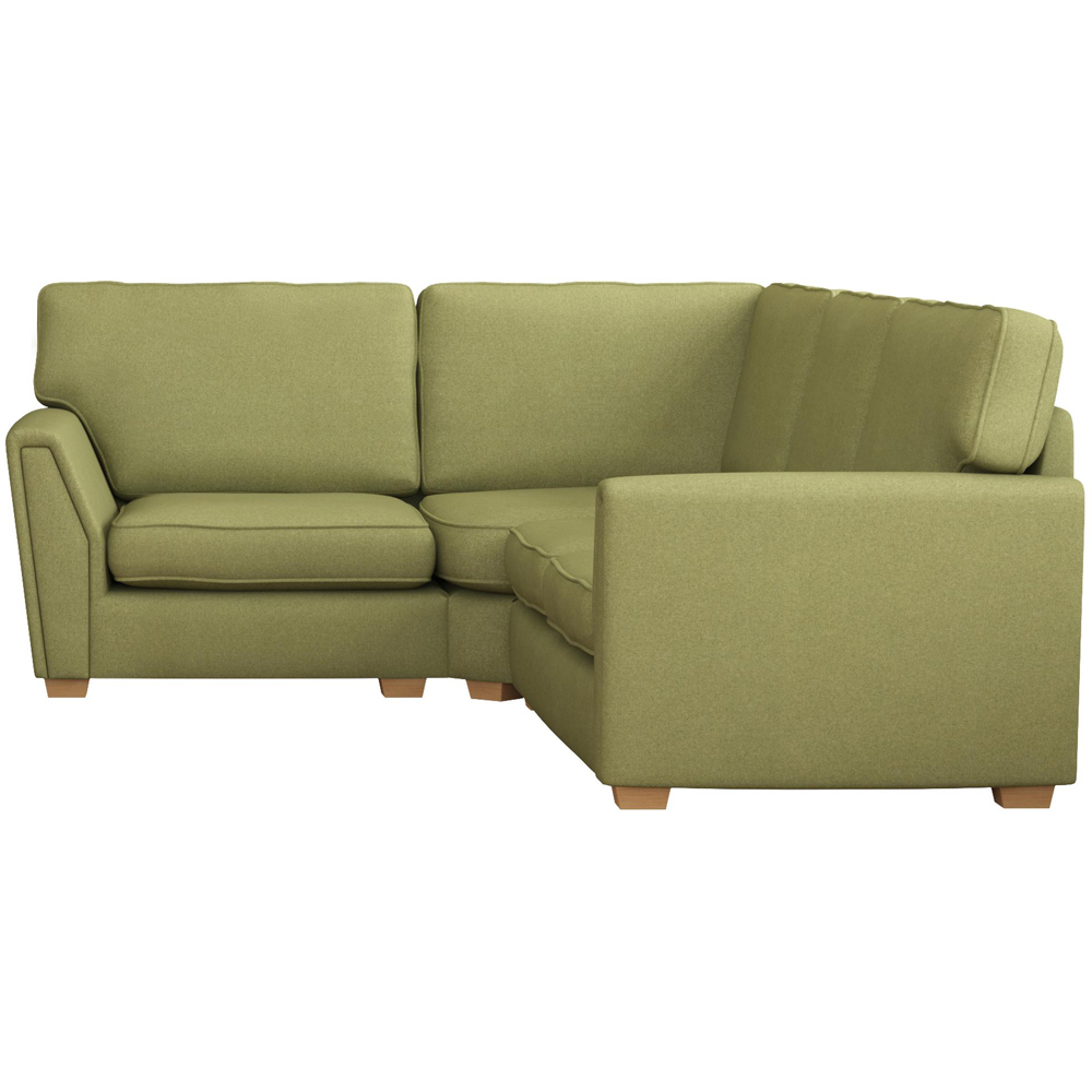 Wendleberry 3 Seater Venice Olive Fixed Back Left Hand Corner Sofa Image 3