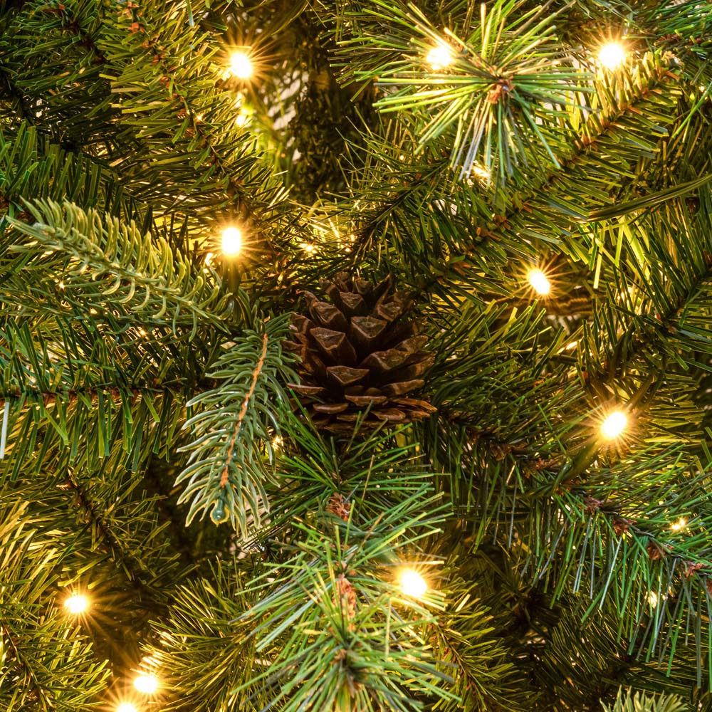 The Christmas Centre Arundel Warm White LED Pre-Lit Pine Artificial Xmas Tree 7.5ft Image 6
