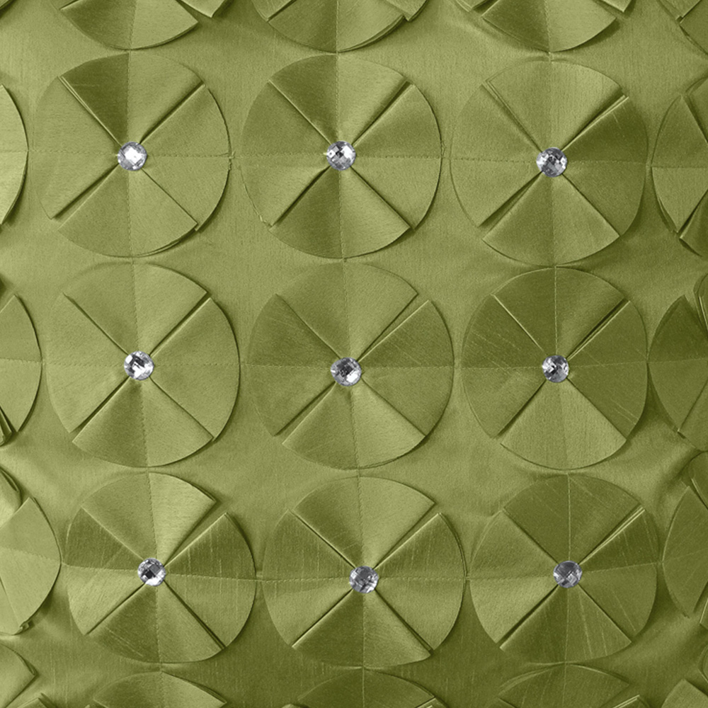 Intimates Vogue Diamante Lime Filled Cushion 56 x 56cm 2 Pack Image 2