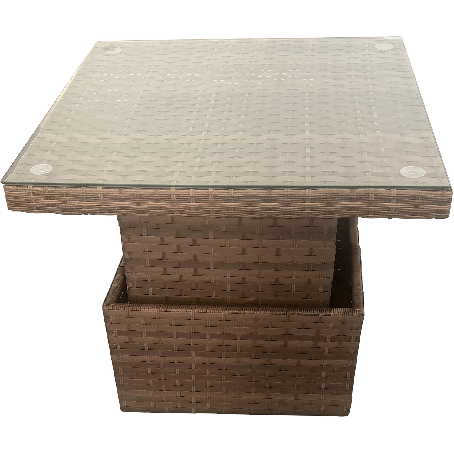 Carolina High Back Conversation Set - Brown / 4 Image 7