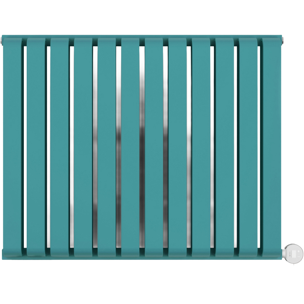 Terma Warp-Room E Wi-Fi Matt Teal Electric Radiator 800W 630 x 785mm Image 3