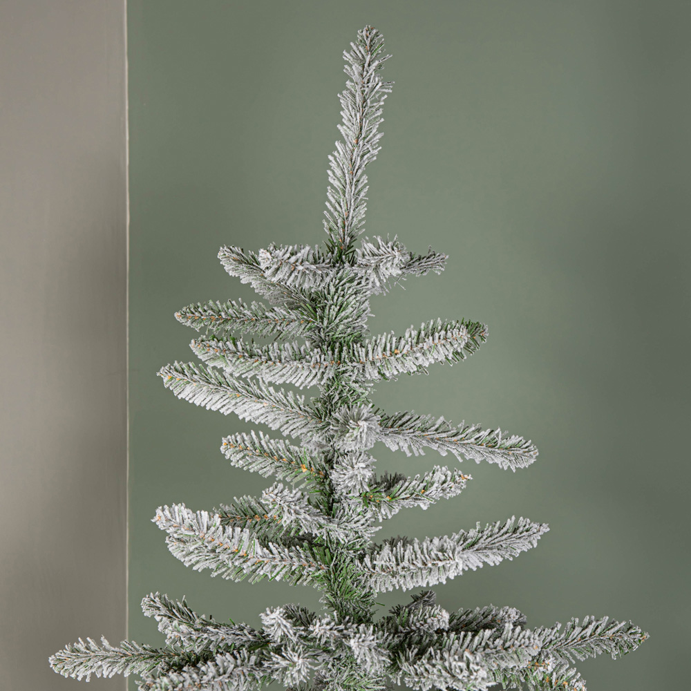 Samuel Alexander Snowy Green and White Everlands Liberty Spruce Artificial Christmas Tree 8ft Image 3