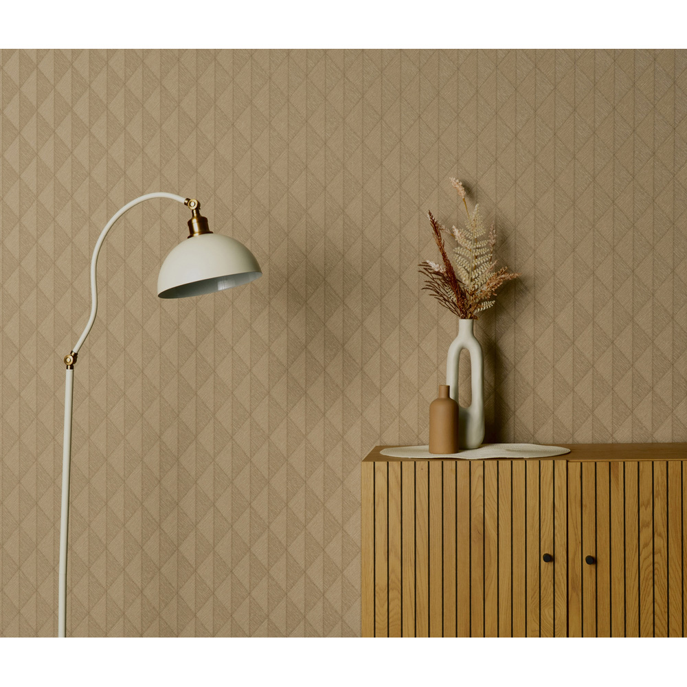 Erismann Woven Whisper Ochre Vinyl Wallpaper Image 2