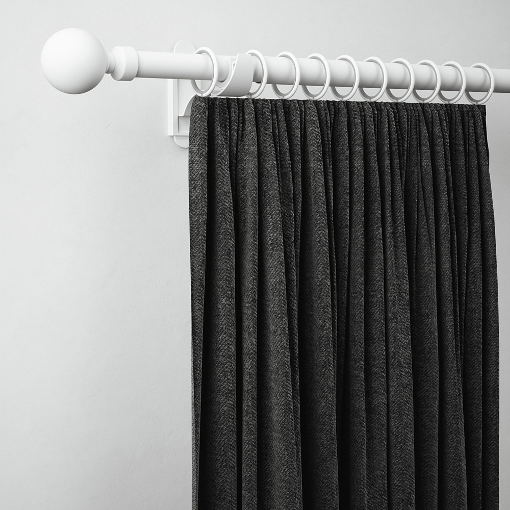 Rothley Matt White Curtain Rings Box 10 Pack Image 2