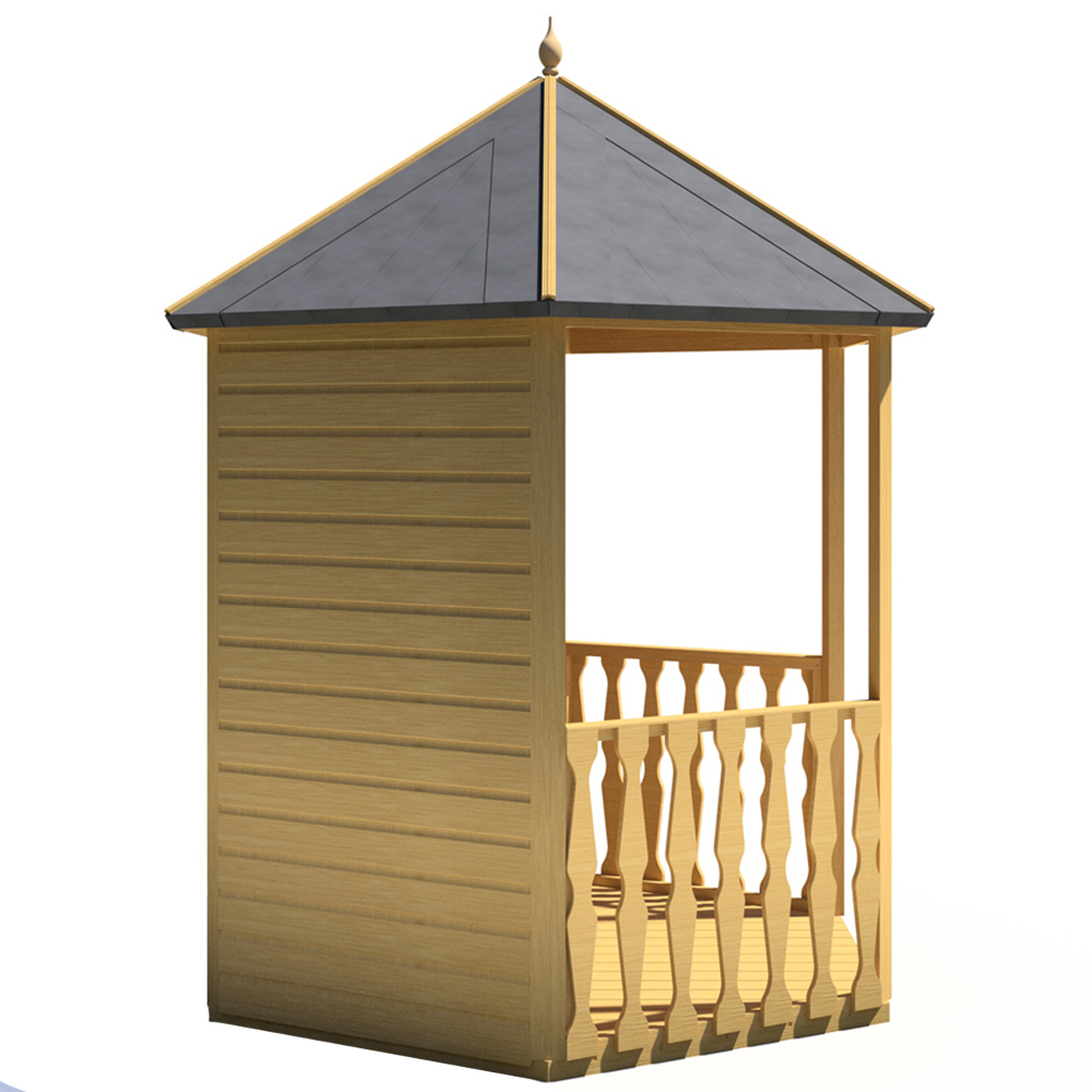Shire 7 x 6ft Gazebo Pressure Treated Arbour Image 5