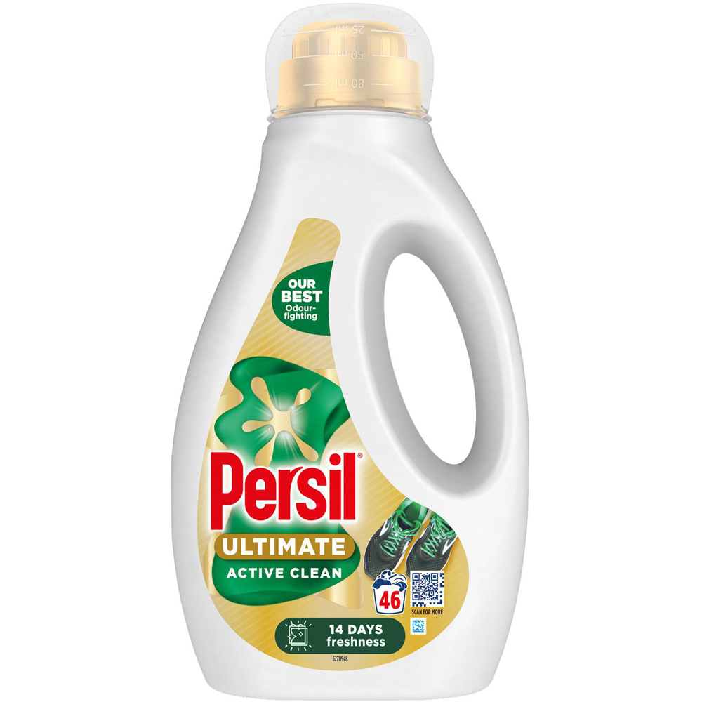 Persil Ultimate Active Clean Liquid Detergent 46 Washes 1.242L 6 Pack Image 2