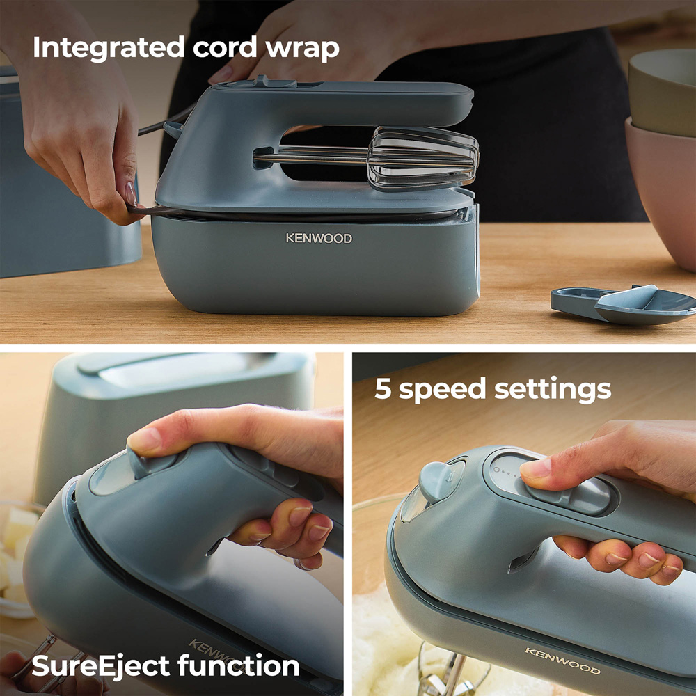 Kenwood KW0004 Storm Blue Quickmix Go Hand Mixer 350W Image 6