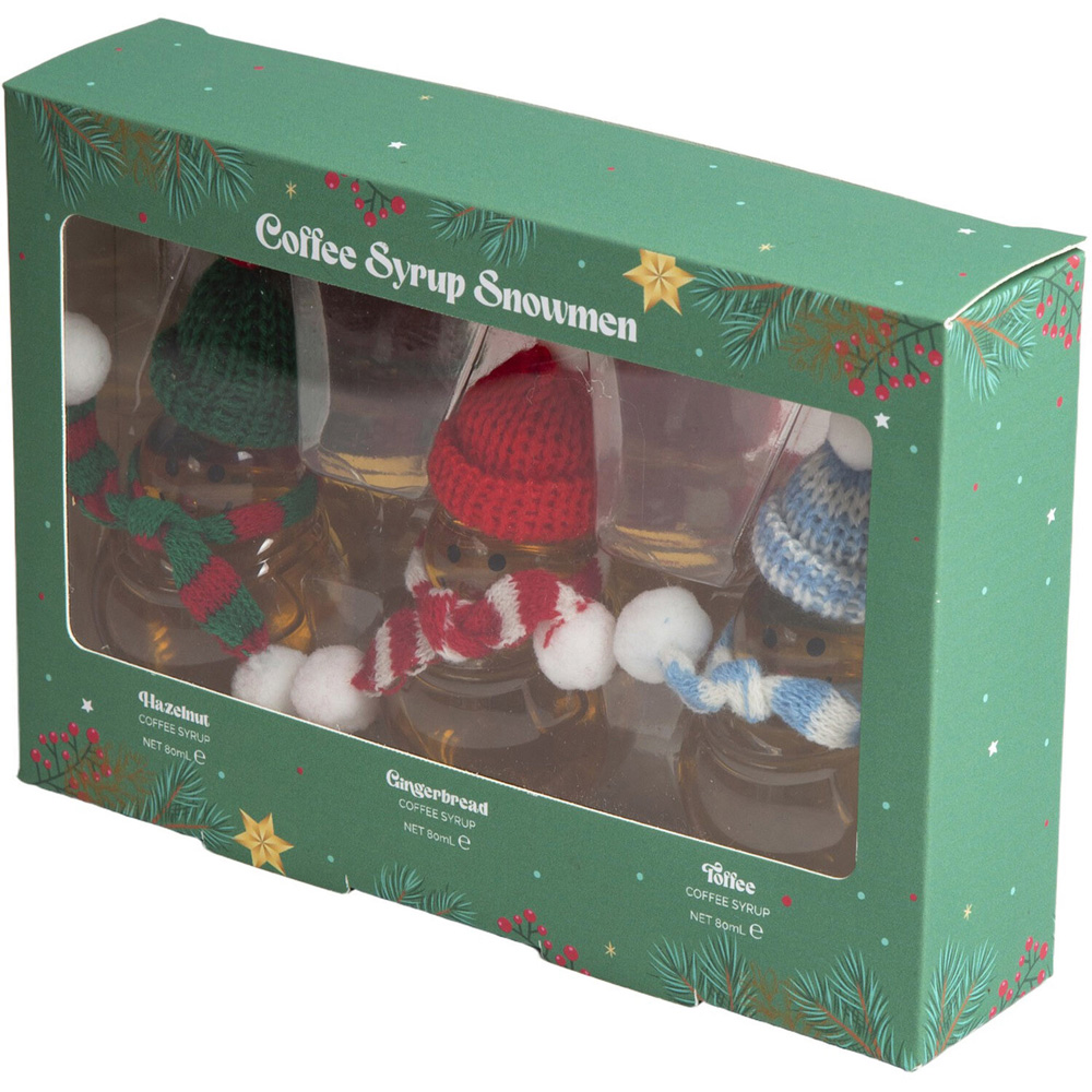 Snowmen Coffee Syrup Set Image 2