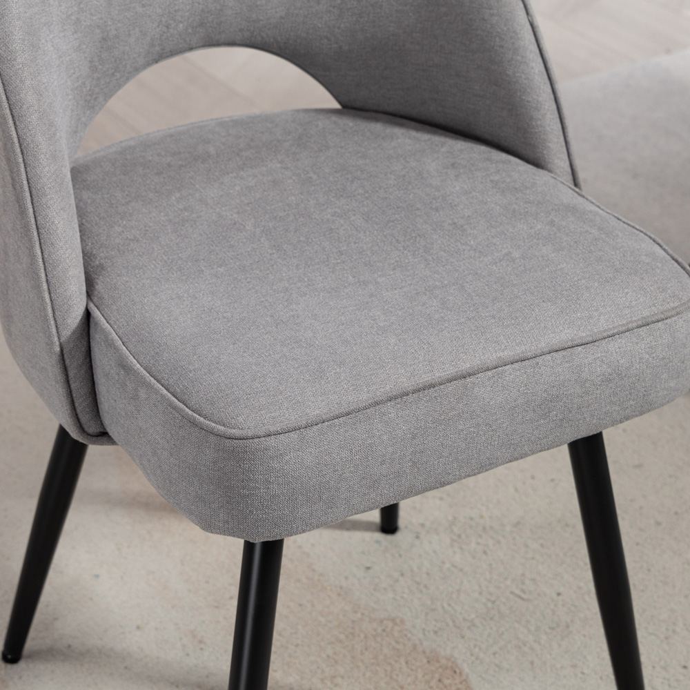 Artemis Home Ashley Set of 2 Grey Dining Chairs Image 2