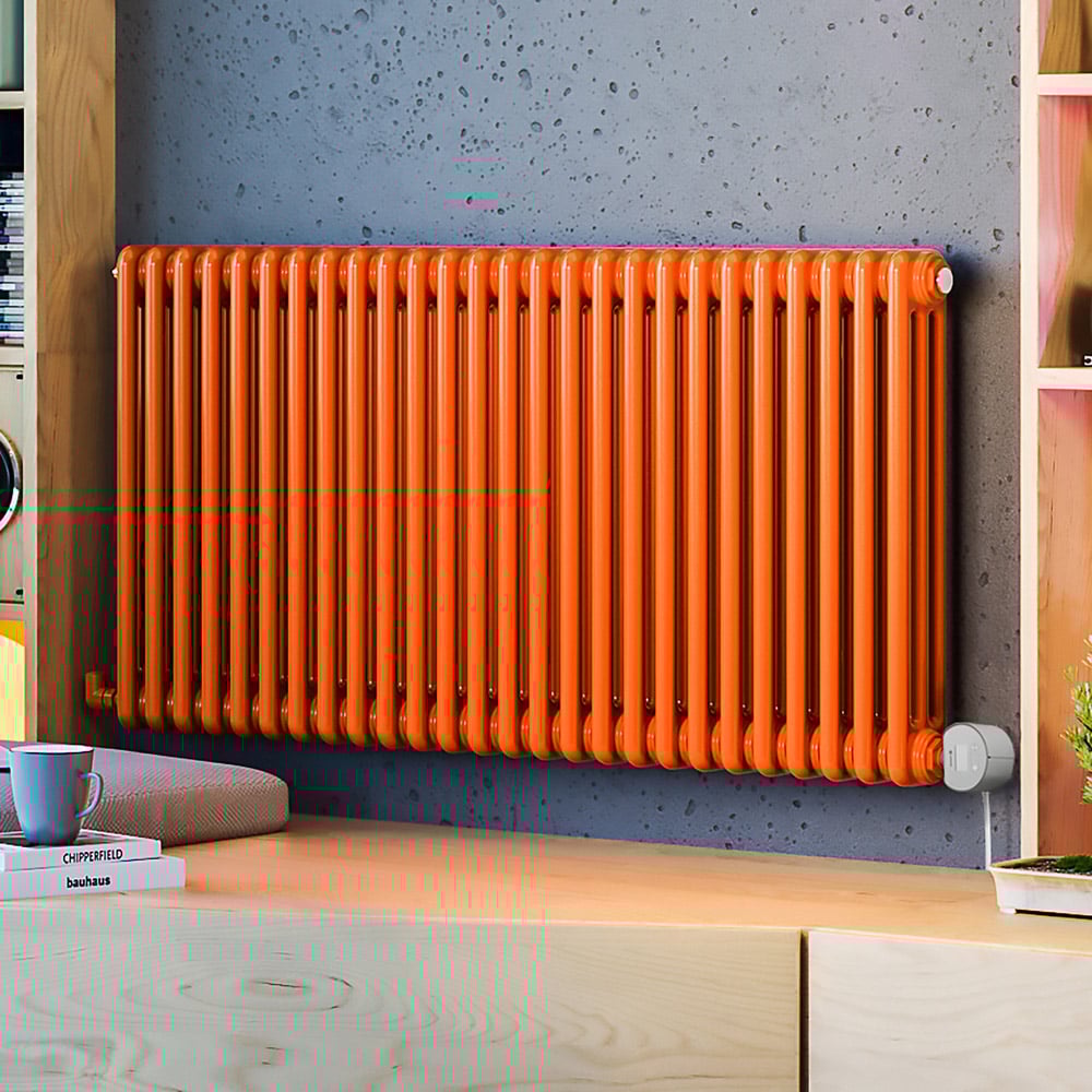 Terma Colorado Wi-Fi Orange 3 Column Deep Electric Radiator 1500W 600 x 1194mm Image 2