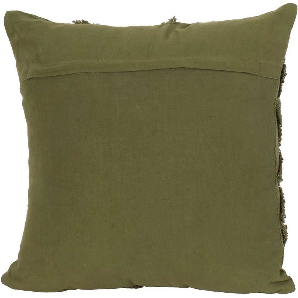Medina Tufted Cushion - Khaki Image 2