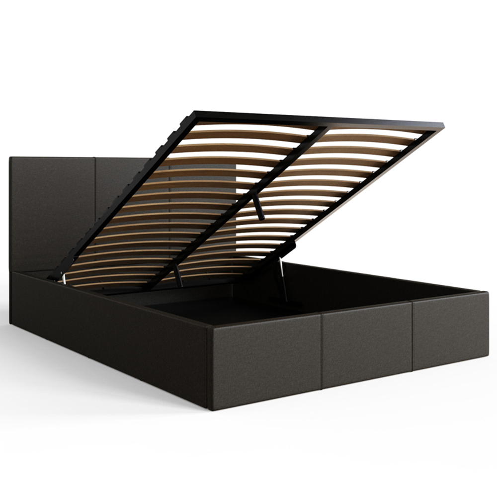 GFW King Size Grey End Lift Ottoman Bed Image 5