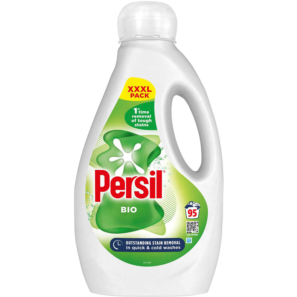 Persil Bio Liquid Detergent XXXL 95 Washes 2.565 Litre 2 Pack Image 2