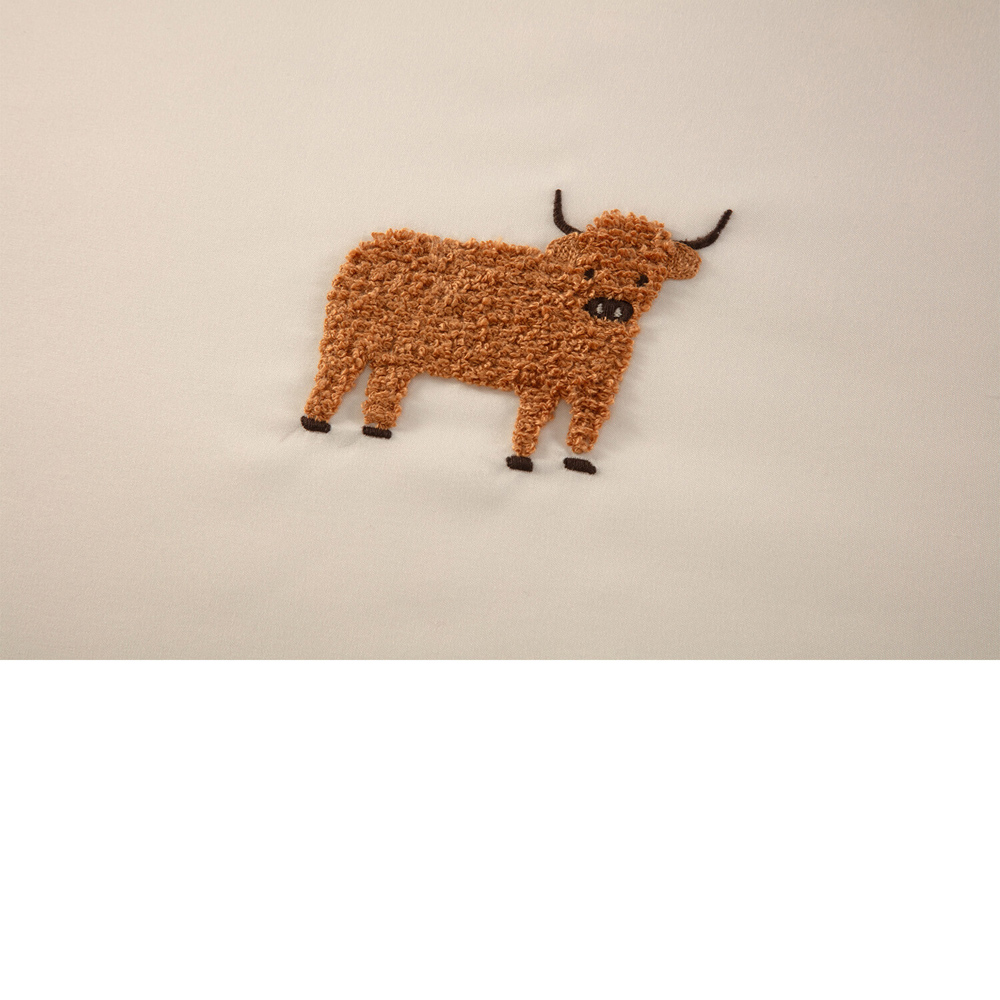 Highland Forest Cows Duvet Set White King Image 5