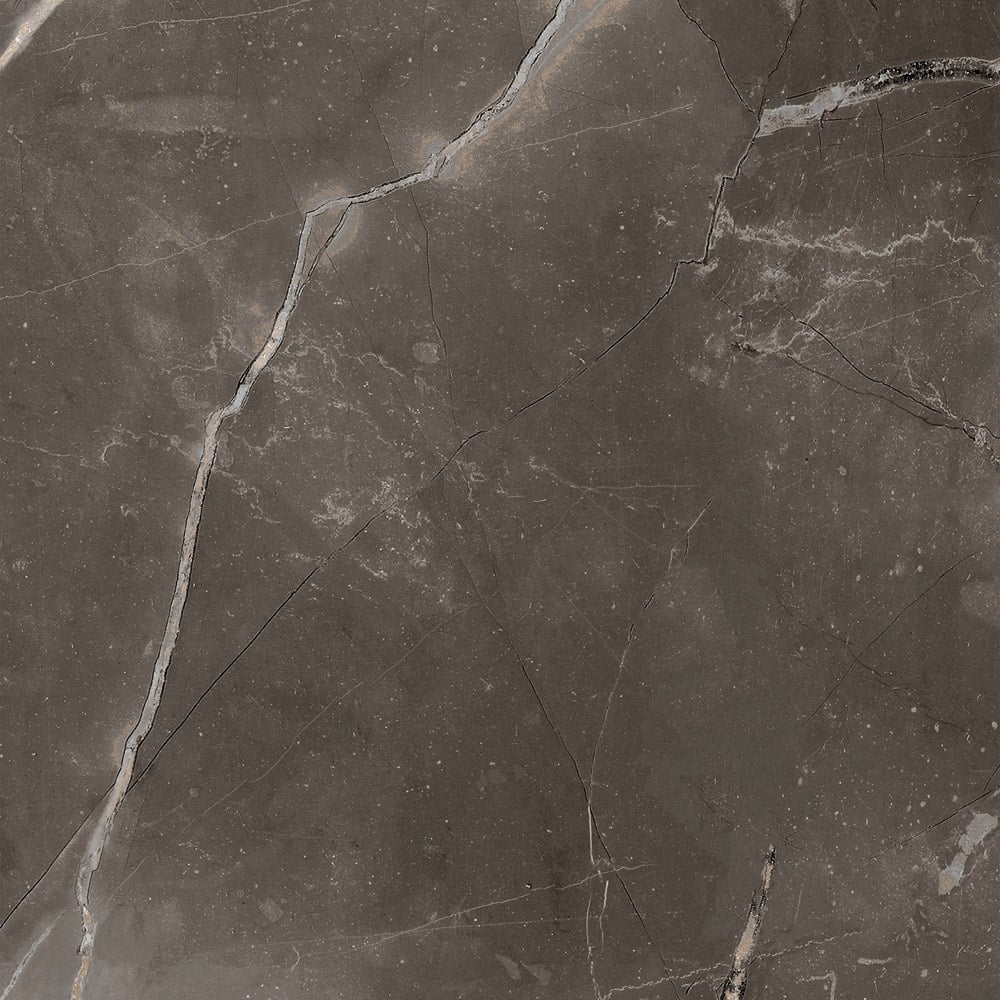 Johnson Tiles Melford Marble Dark Brown Rectified Floor and Wall Tile Sample 600 x 600mm Image 2