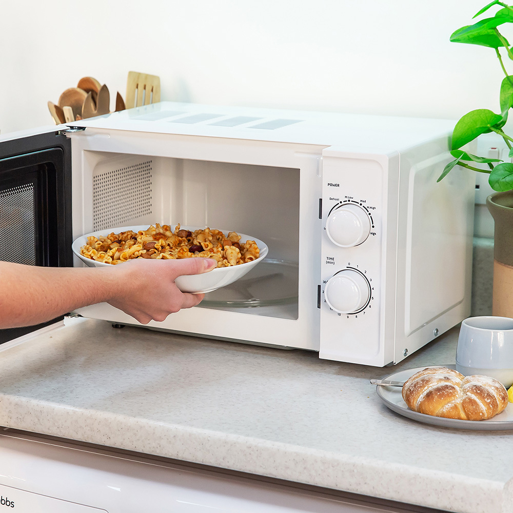 Russell Hobbs RHM1725 White 17L Textures Manual Microwave Image 4