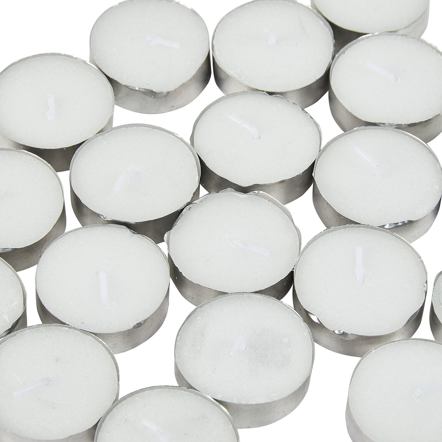 Unscented Tealights - White / 100 Image 2