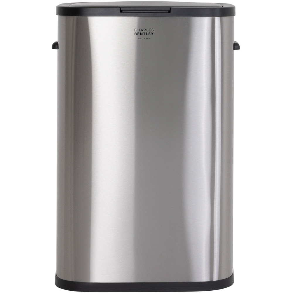Charles Bentley Stainless Steel Touch Kitchen Bin 55L Image 3