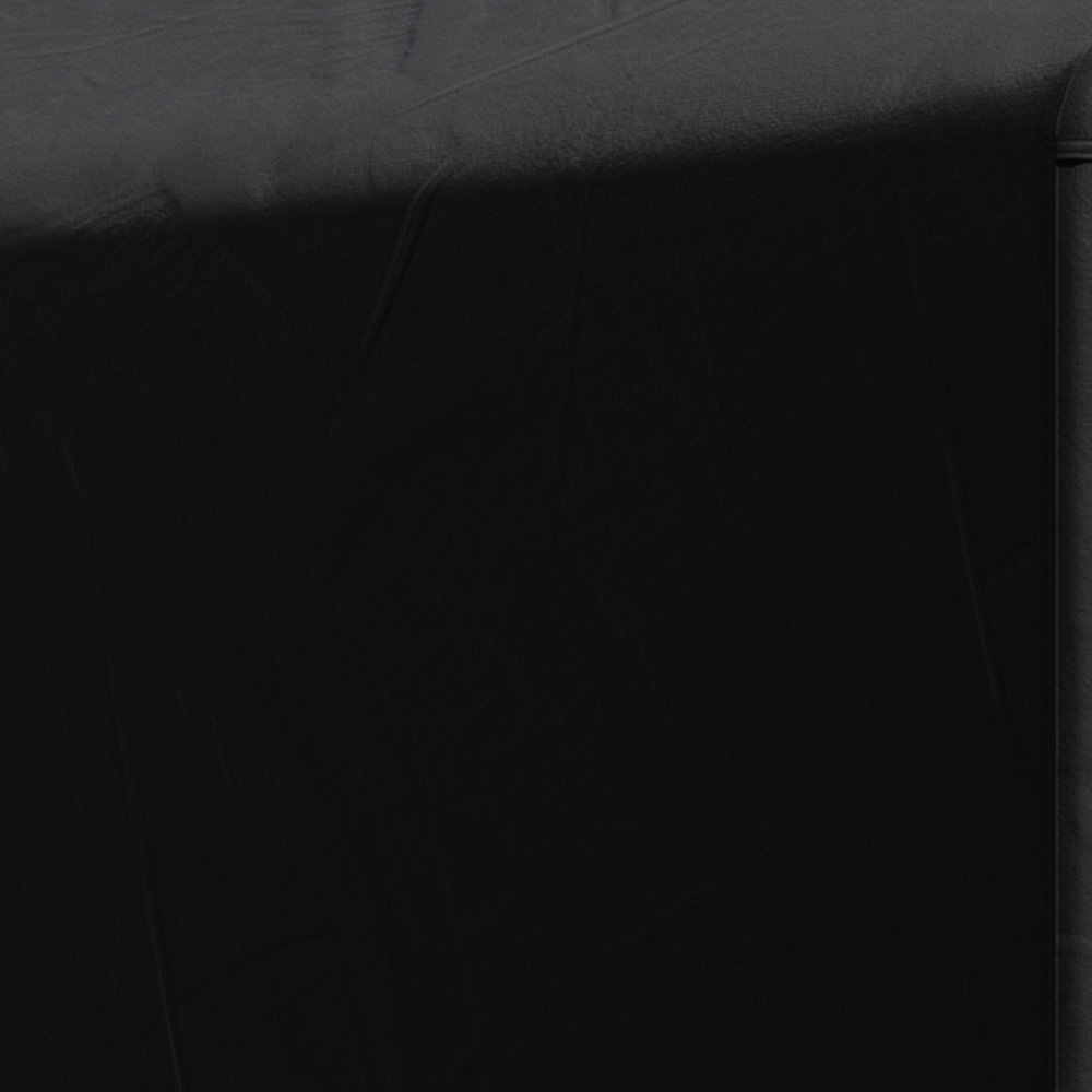 Living and Home 4 x 6ft Black Outdoor PE Bicycle Shelter Storage Shed Image 3