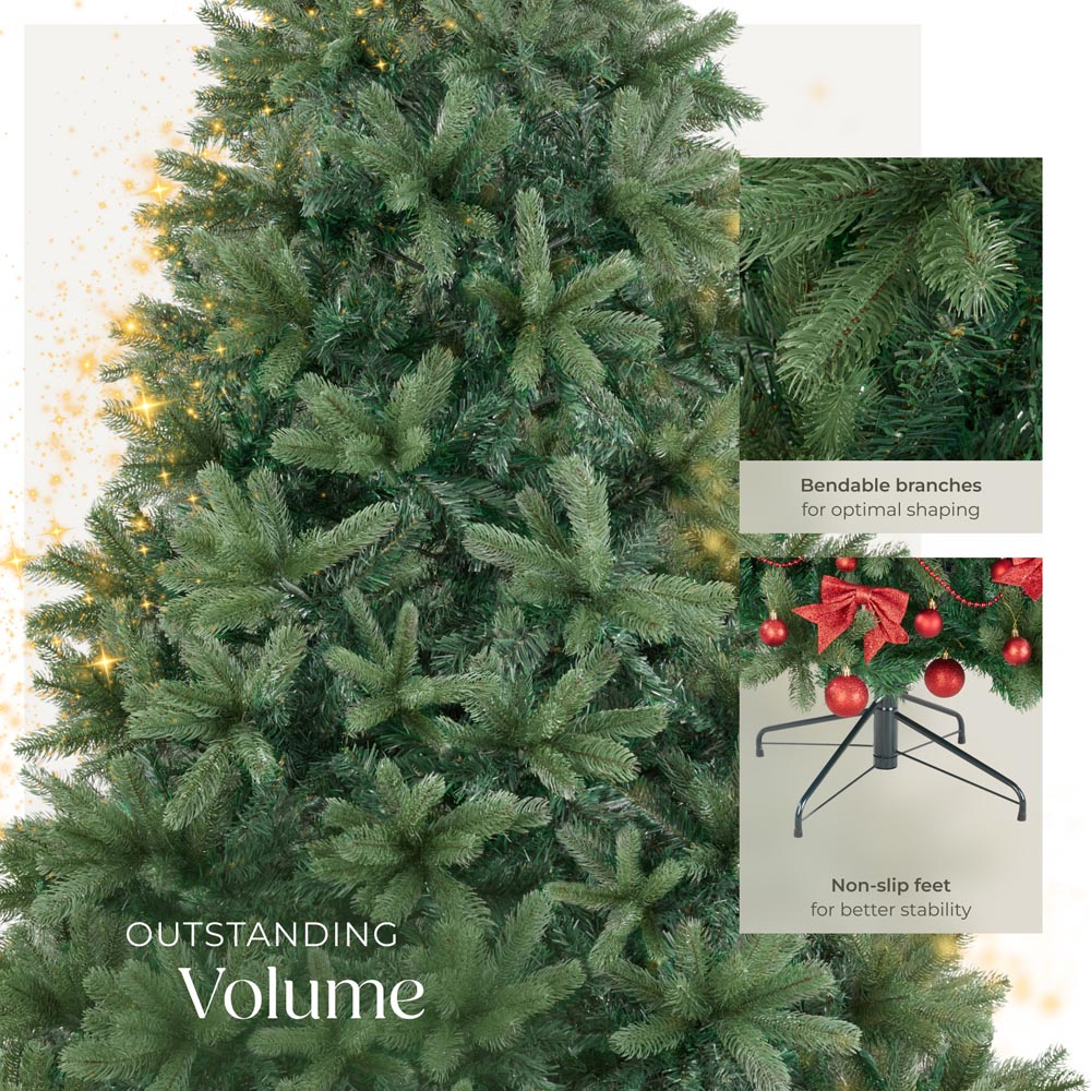 tectake Prancer Green Artificial Christmas Tree 6.8ft Image 3