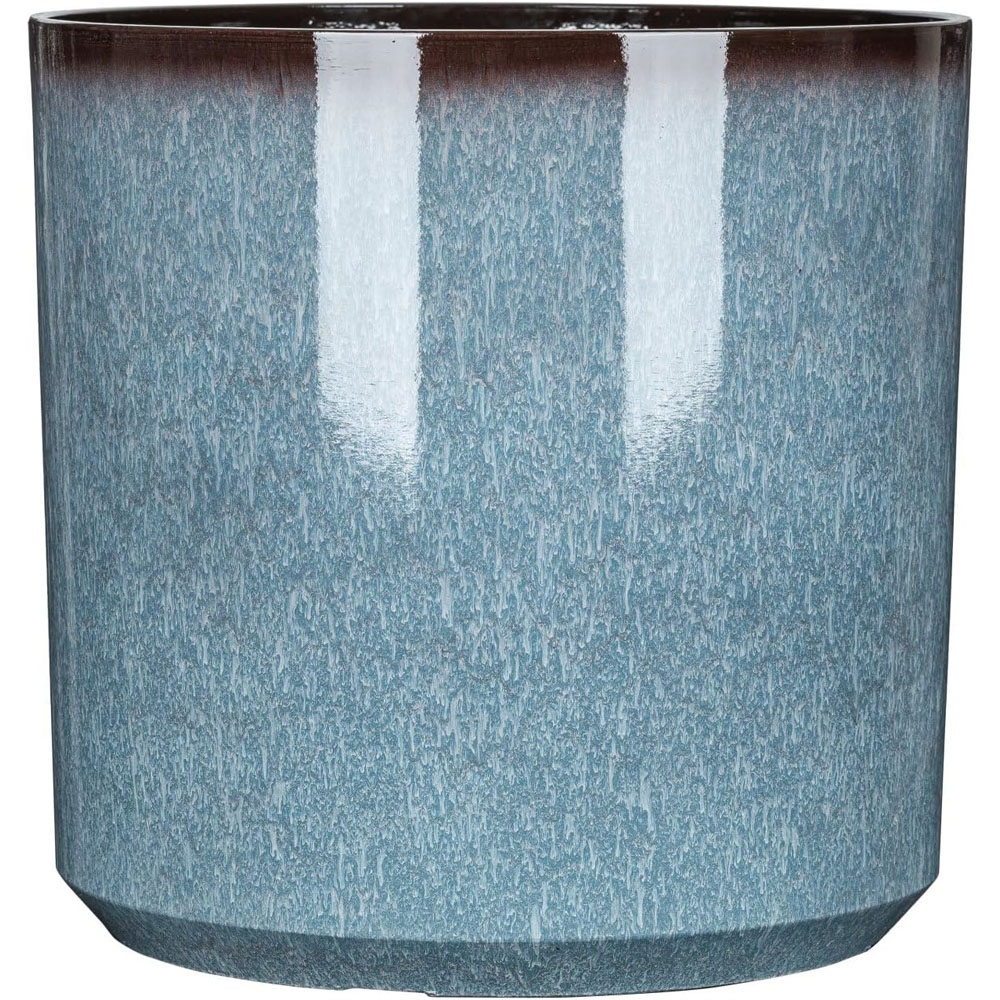 Garden Gear Glazed Medium Cylinder Planter Image 1