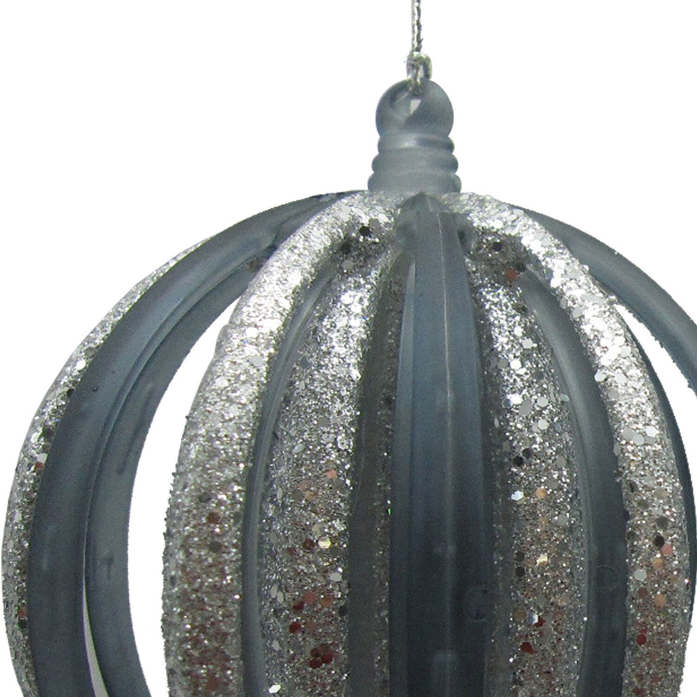 Two Tone Blue Bauble Image 4