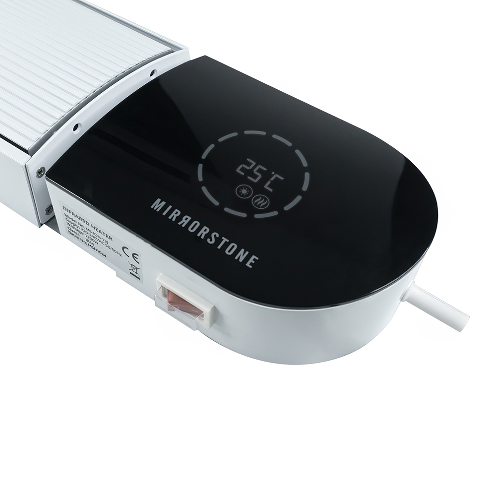 Mirrorstone Ionis White WiFi Remote Controllable Infrared Bar Heater 1800W Image 5