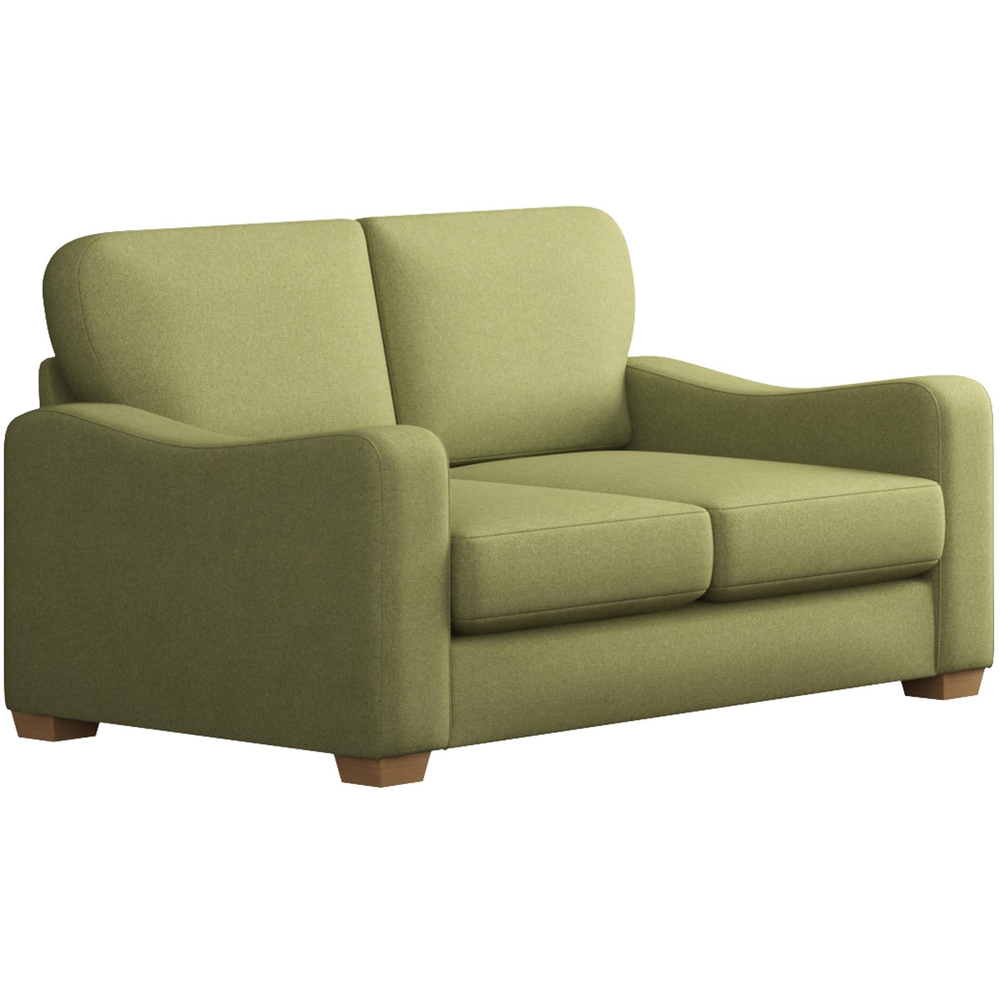 Theadford 2 Seater Olive Venice Fixed Back Sofa Image 3