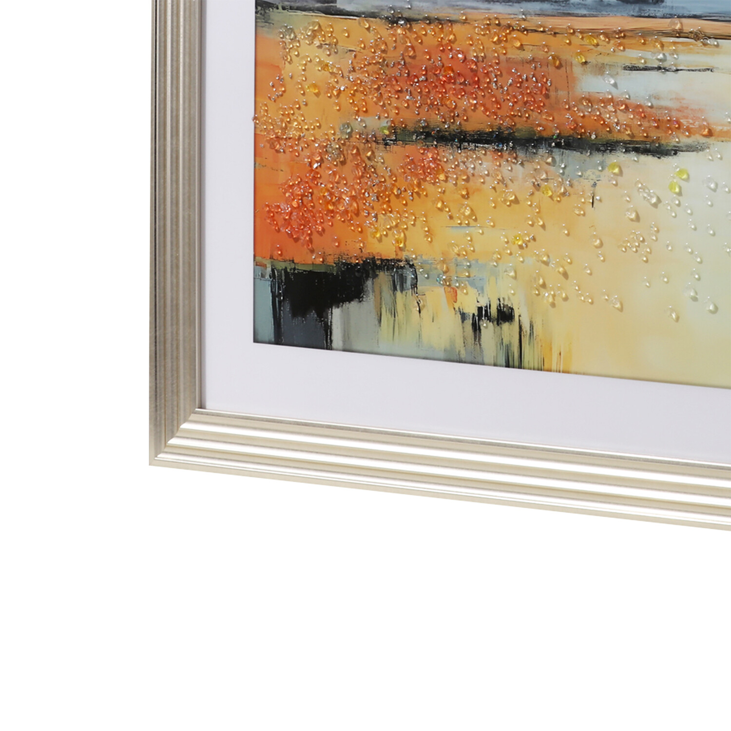 Vibrant Marshland Crystal Framed Art Multicolour Image 5