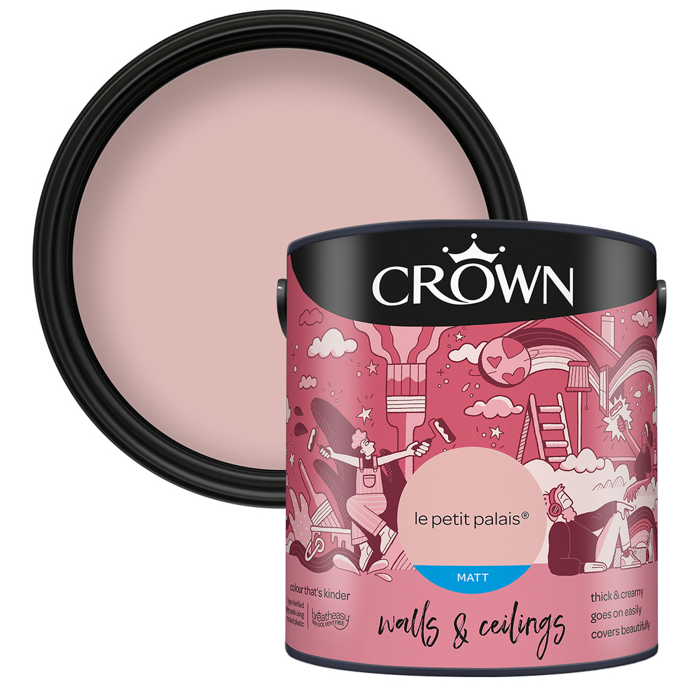Crown Walls & Ceilings Le Petit Palais Matt Emulsion Paint 2.5L Image 1