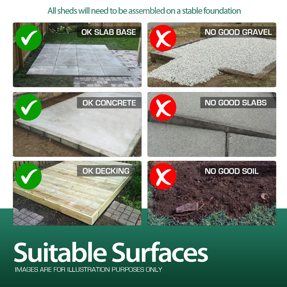 DIY Sheds 6 x 8ft Tongue and Groove Timber Pent Garden Shed Image 6