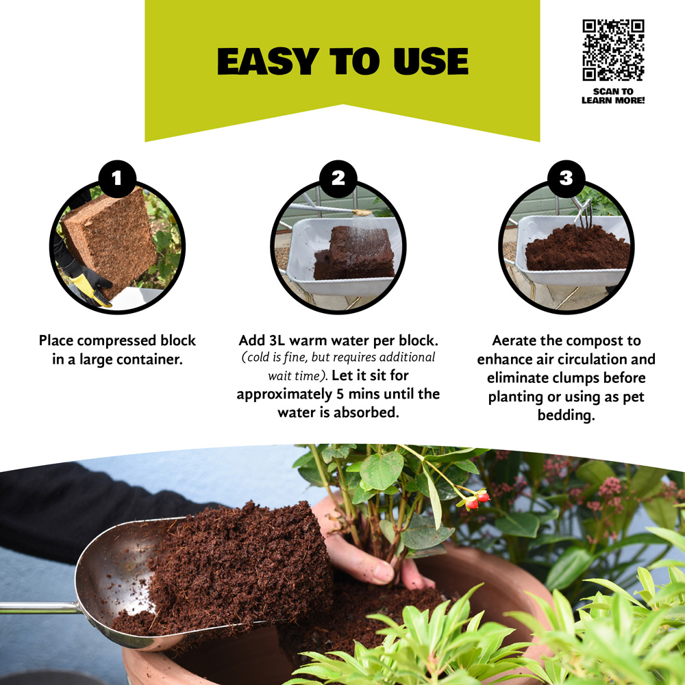 Coco & Coir Little Big Compost Coco Coir Compost 54L Image 5