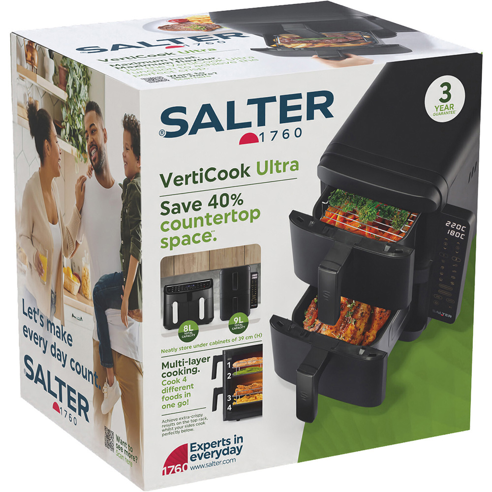 Salter VertiCook Ultra Air Fryer Black Image 4