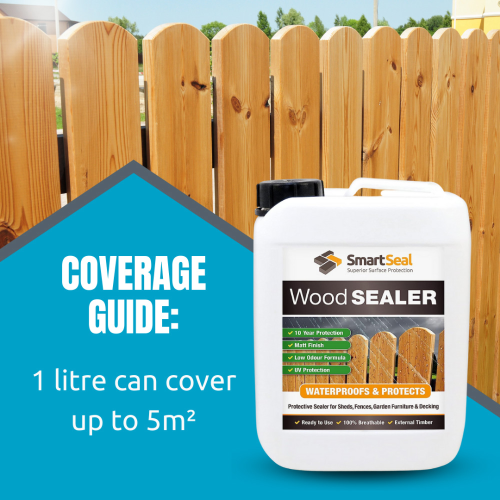 SmartSeal Wood Sealer 5L 4 Pack Image 6