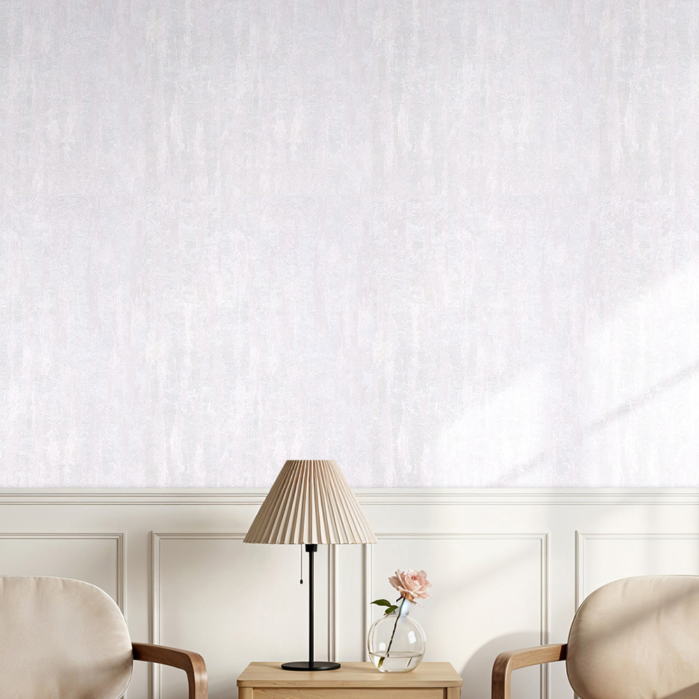 Living and Home Vintage Light Grey 3D Embossed Non-Pasted Wallpaper Roll 950 x 53cm Image 7