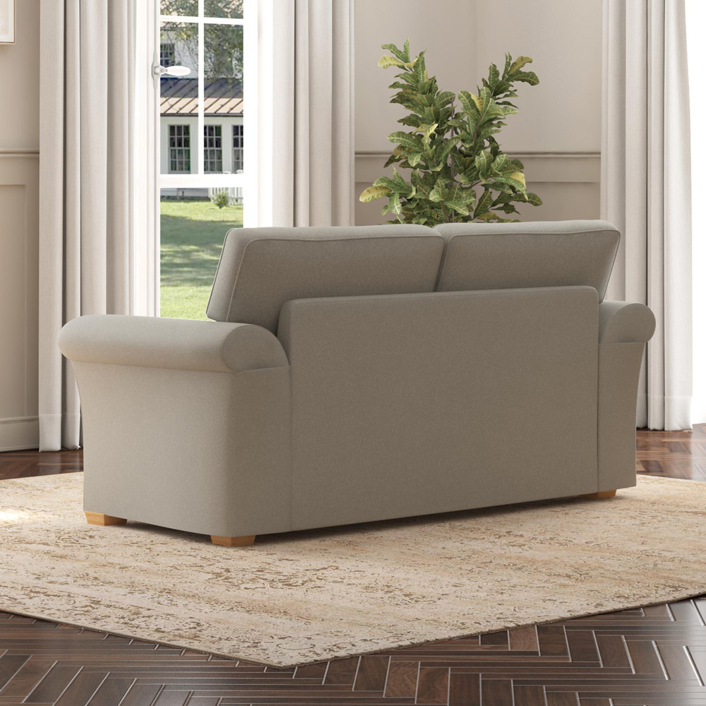 Castleacre 3 Seater Venice Mink Fixed Back Sofa Image 6