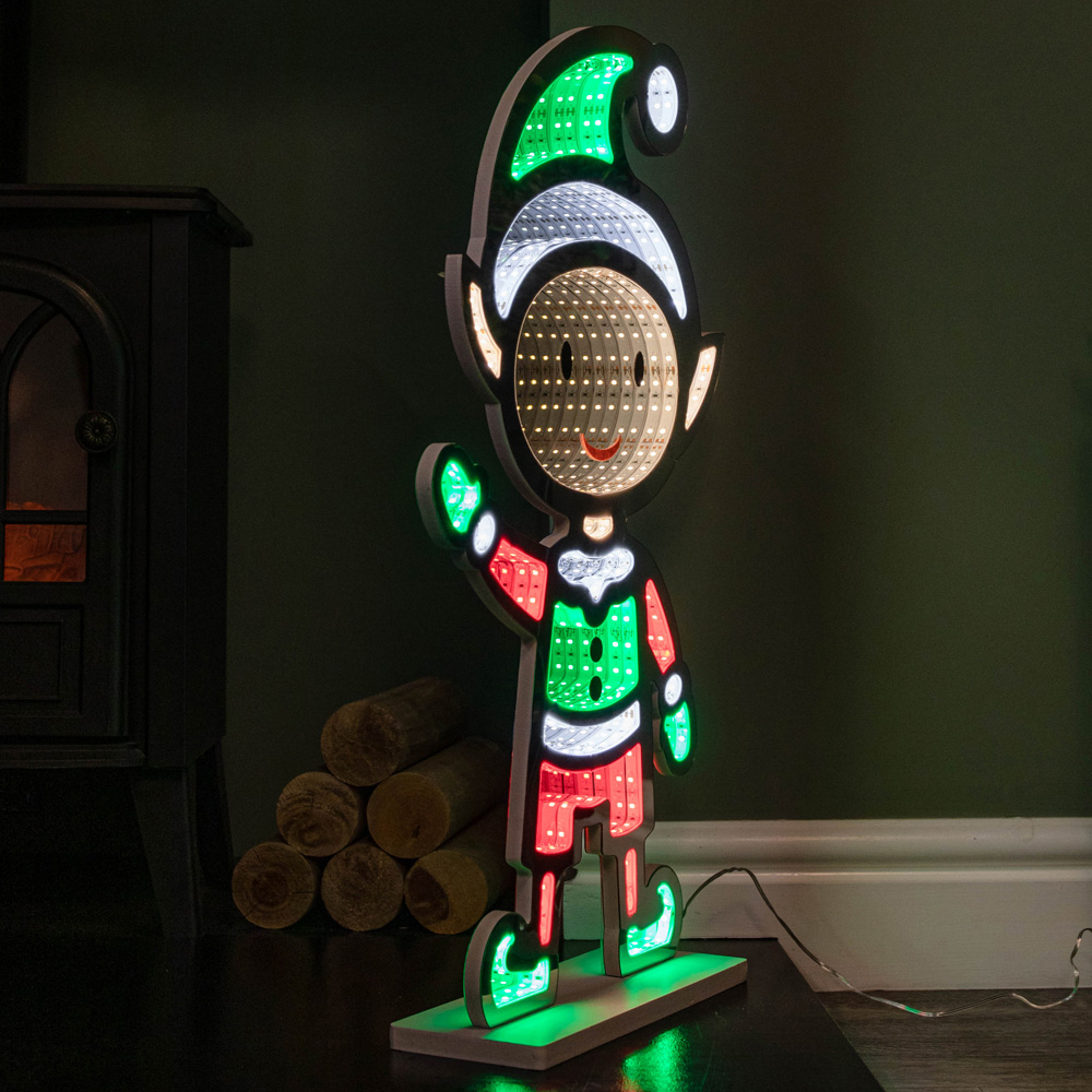 Samuel Alexander Light Up Standing Elf Infinity Christmas Decoration 60cm Image 4