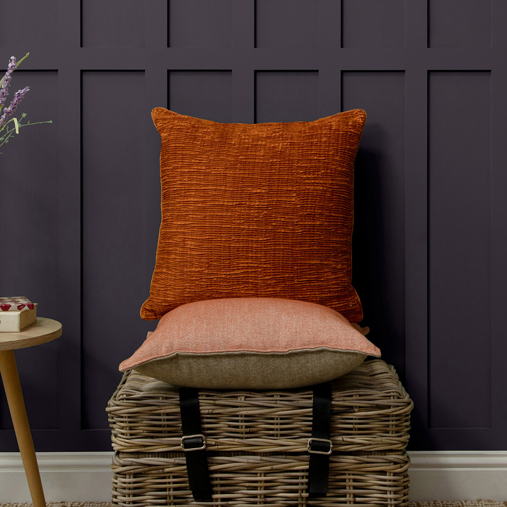 Voyage Maison Additions Rainfall Cinnamon Embroidered Feather Cushion 50 x 50cm Image 2