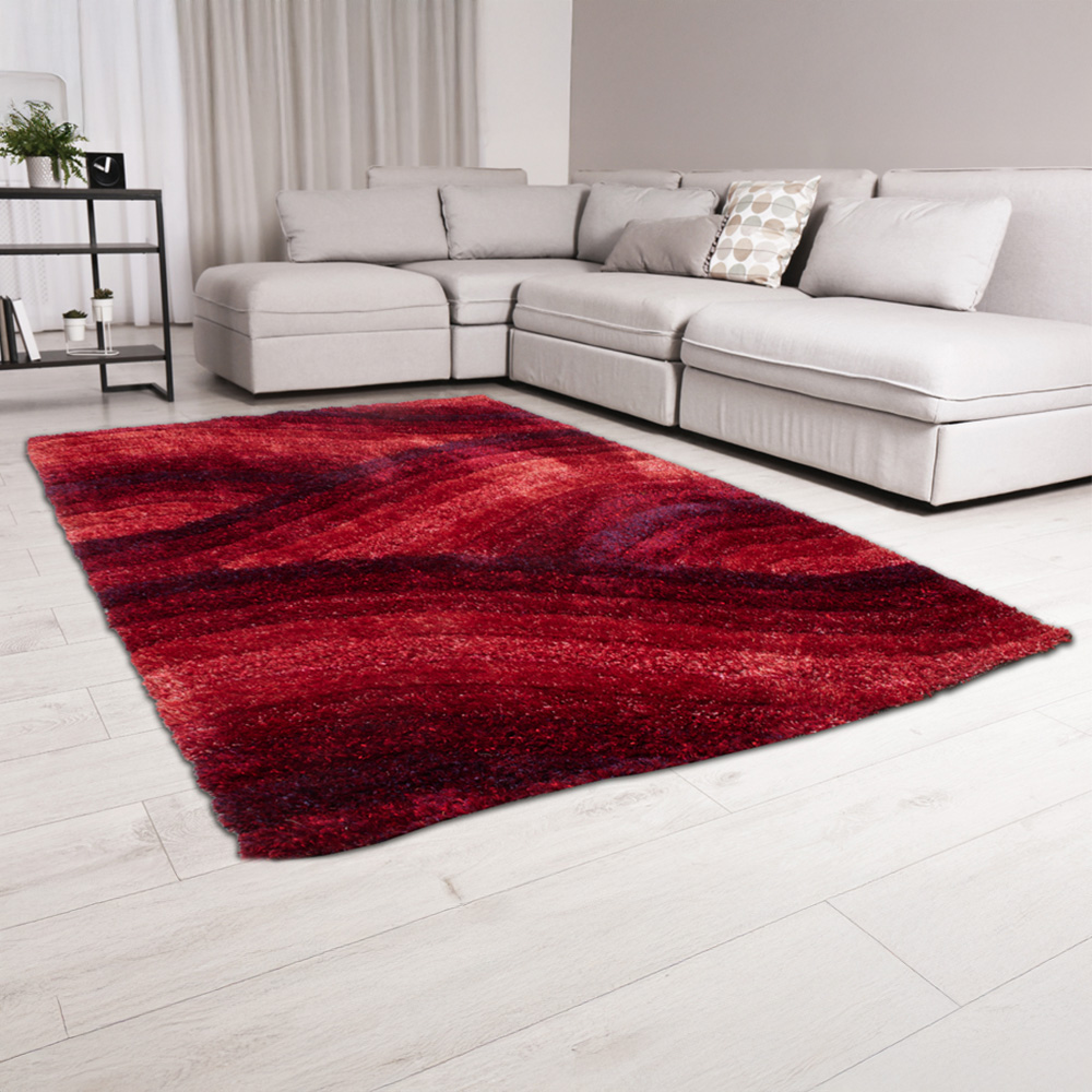 DS Living Wave Fuchsia Ultra Plush Rug 160 x 230cm Image 2