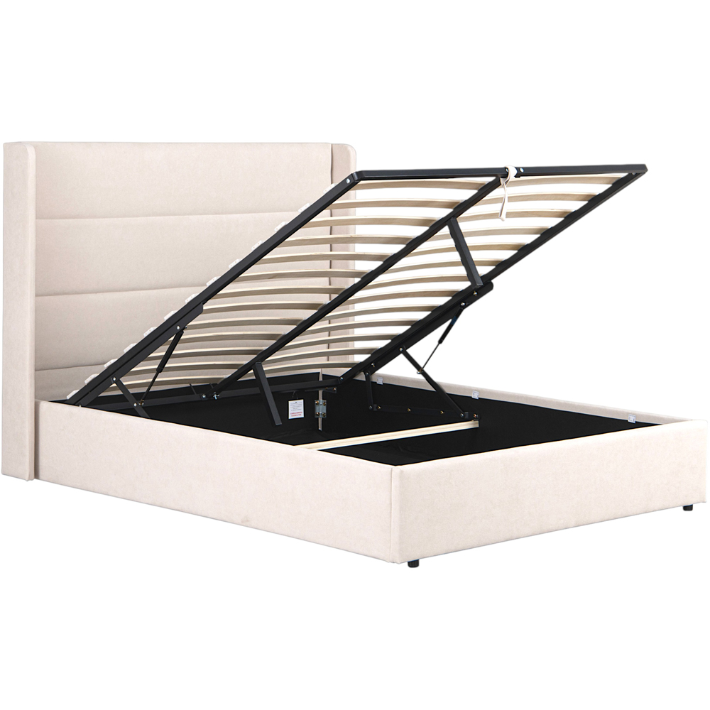 Wilmslow Double Natural Ottoman Bed Image 4