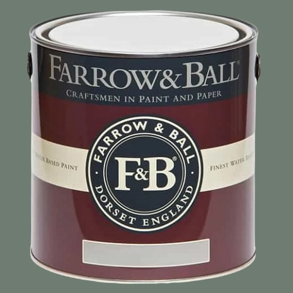 Farrow & Ball Estate Walls and Ceilings Green Smoke Matt Emulsion Paint 2.5L Image 2