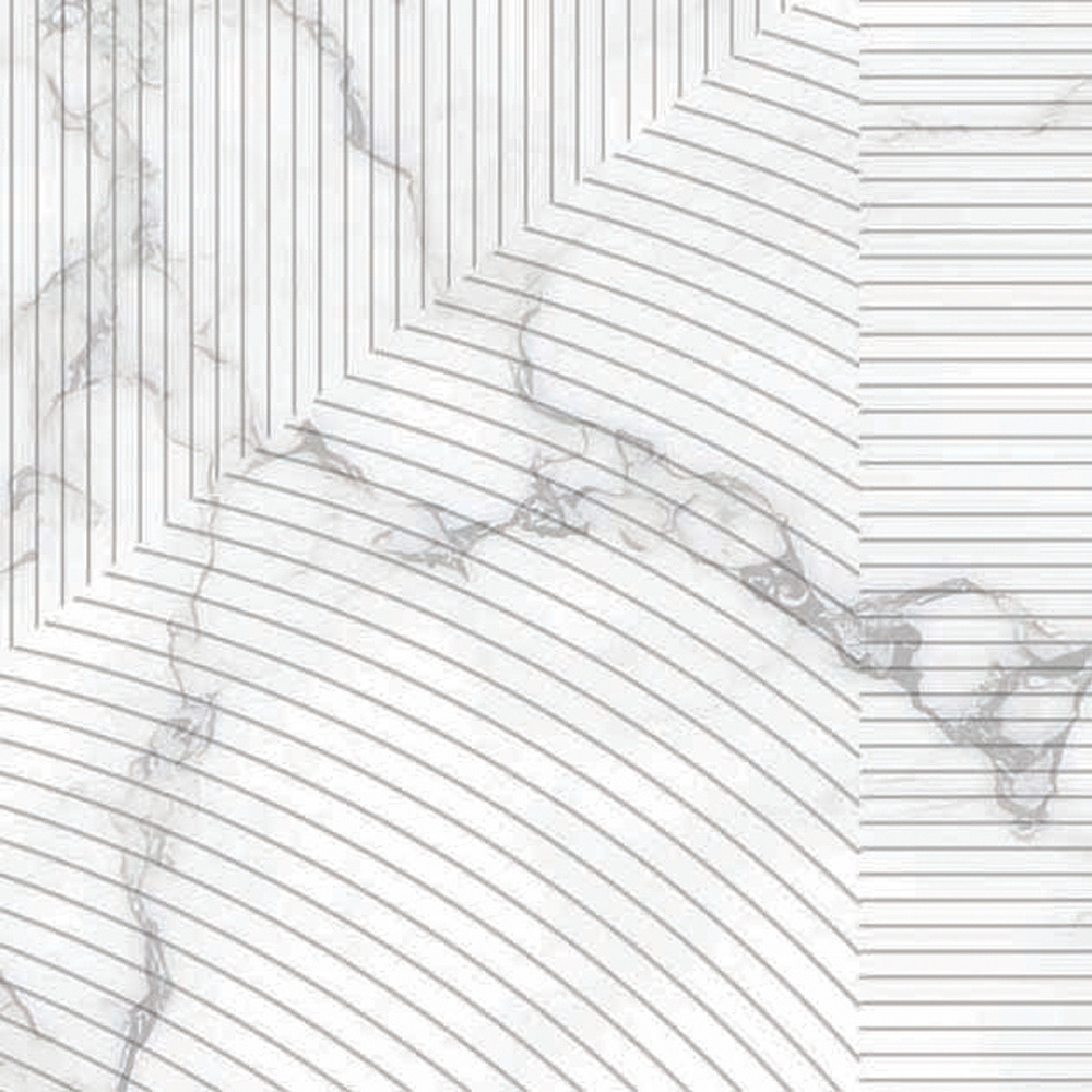 Alloy Marble Arc Kitchen Splashback 2440 x 750 x 4mm Image 2