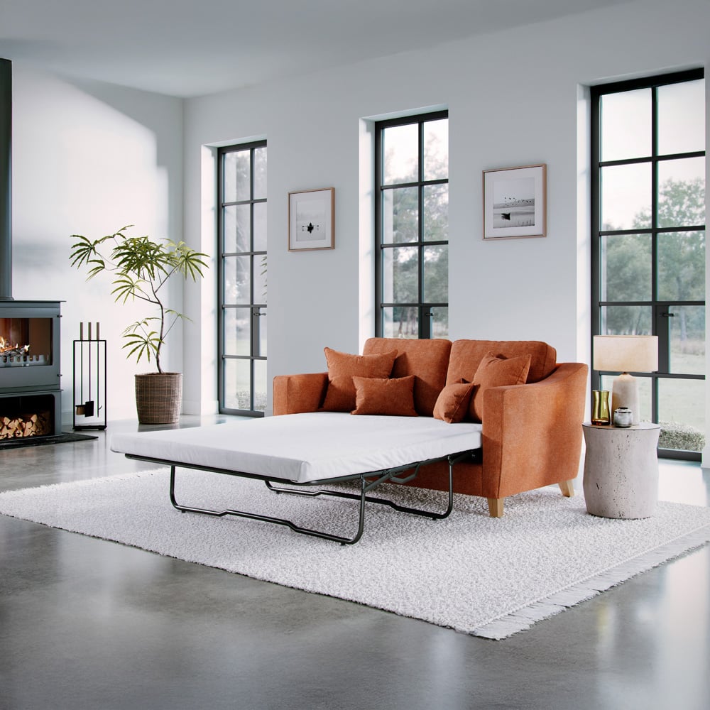 Marlon 2 Seater City Terracota Sofa Bed Image 2