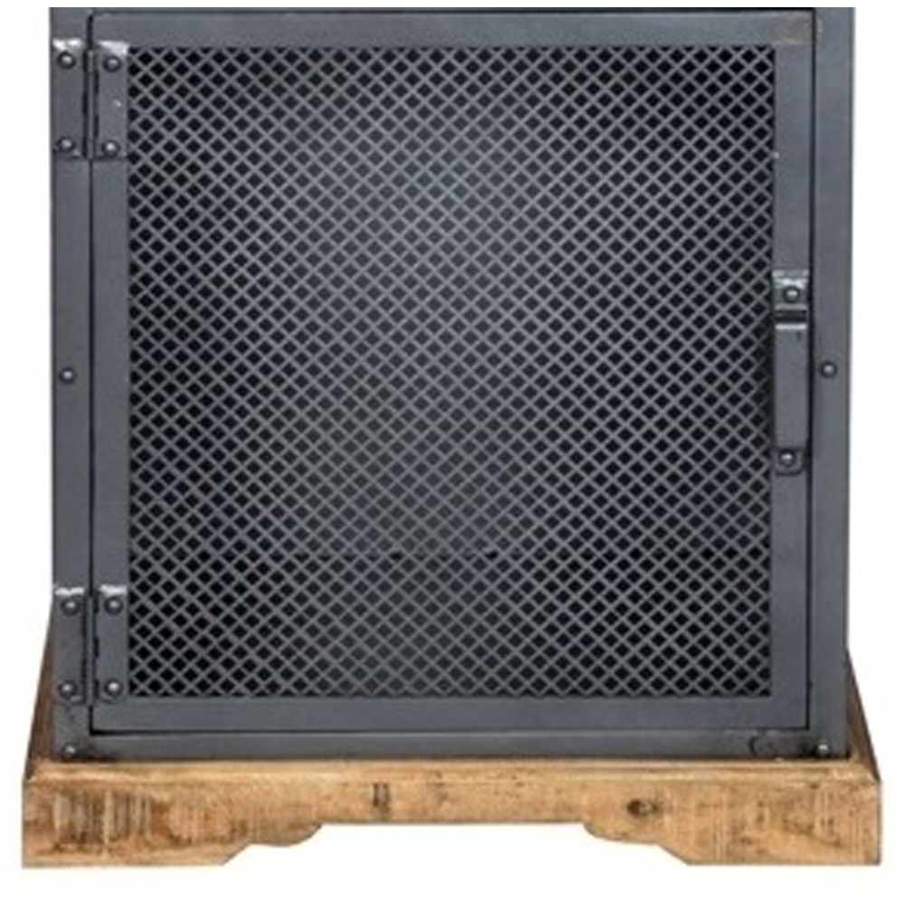Brooklyn Malalia Single Door Single Drawer 3 Shelf Narrow Bookcase Image 3