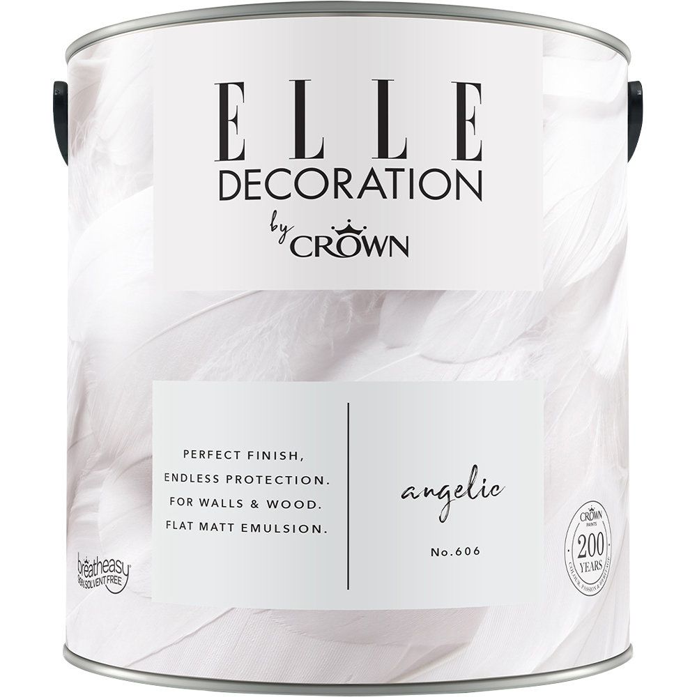 Elle Decoration Angelic 606 Flat Matt Emulsion Paint 2.5L Image 2