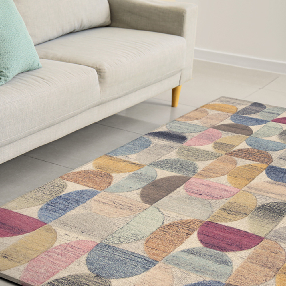 Esselle Home Radiant Mariana Multicoloured Rug 160 x 230cm | Homebase