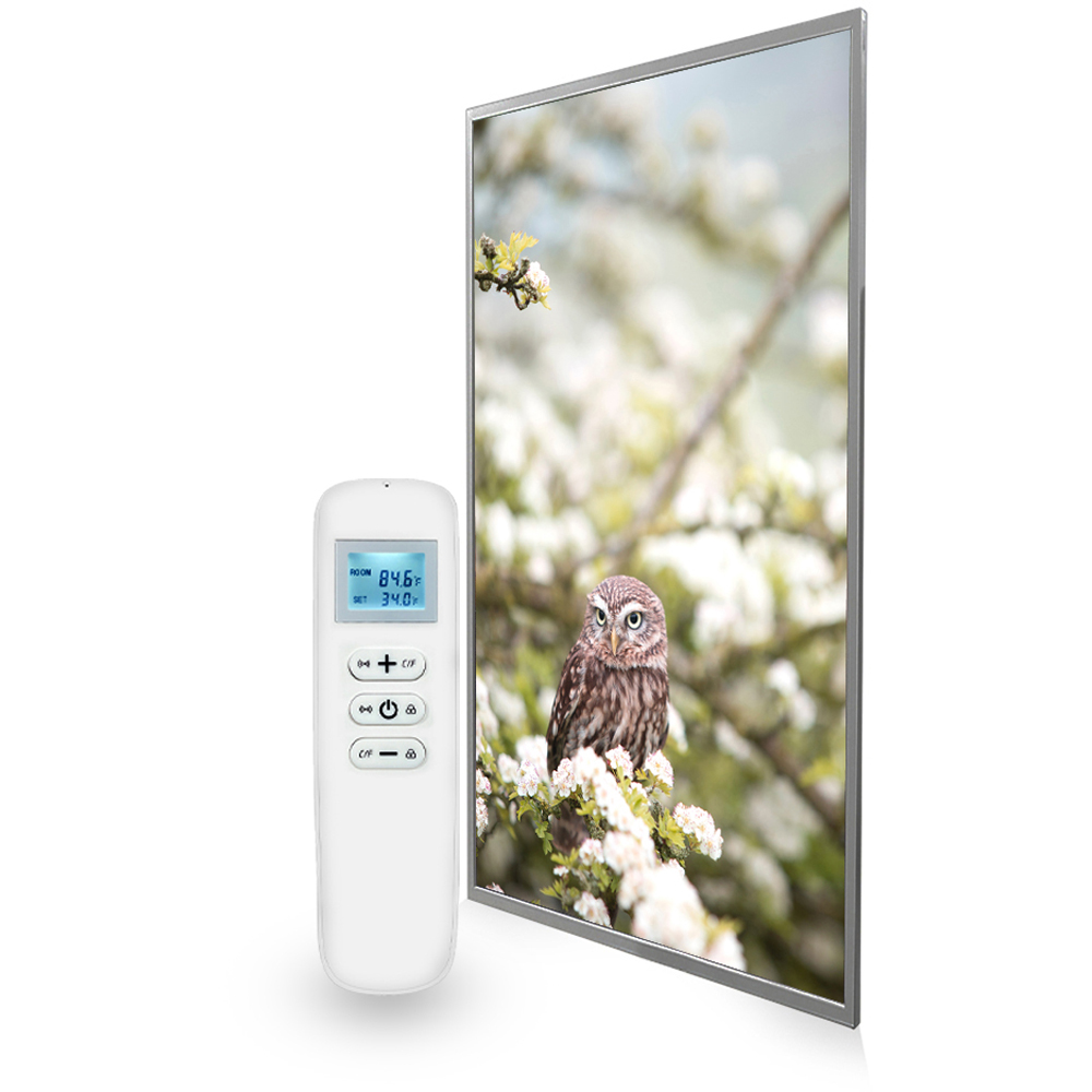 Mirrorstone Nexus Owl In The Spring Image Wi-Fi Infrared Heating Panel 900W 795 x 1195mm Image 2