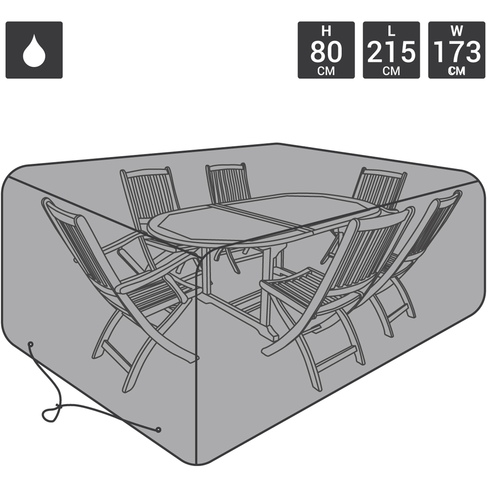 Charles Bentley Black Large Rectangular Furniture Cover Image 5