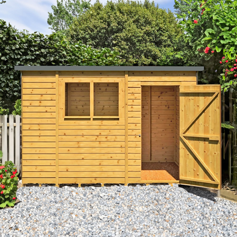 Shire 10 x 6ft Overlap Pent Shed Image 6